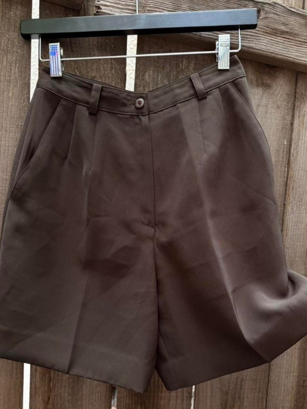 Vintage Menswear Brown Shorts